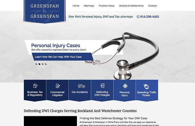 Greenspan Attorney Website