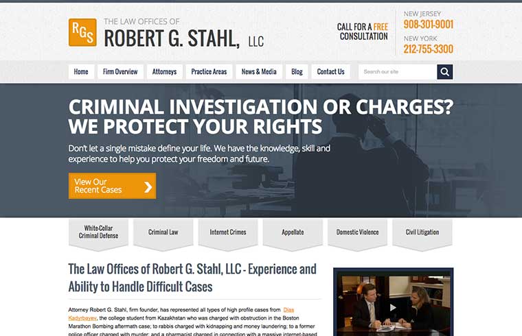 Sthal Attorney Website