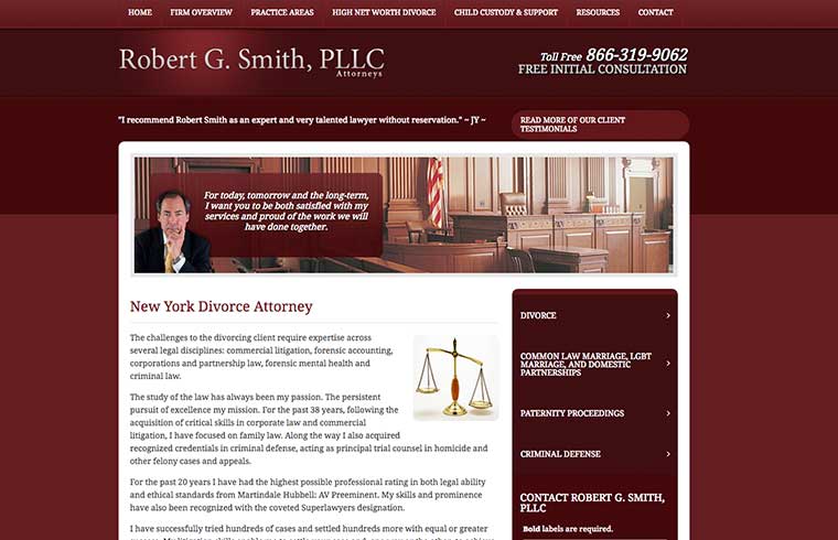 Smith Attorney Website